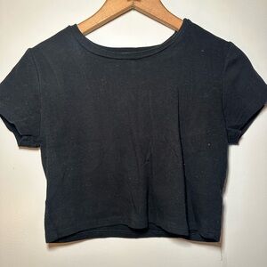 Garage Black Women's Crop Top Size L
